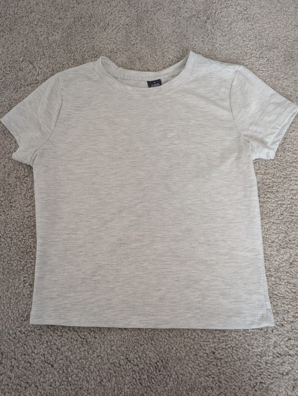BUNDLE ONLY! NWT 5B Style CTTN Span Baby Tee Grey Medium